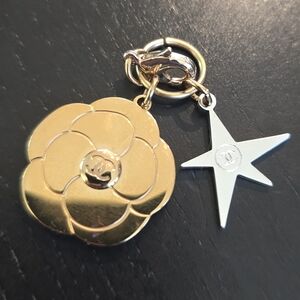 CHANEL Bundle Camilla Star Gold Charm and Box Navy and Gold Ribbon